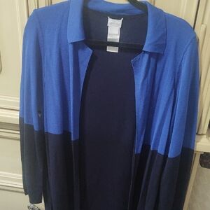 Chico's Elegant Black Knit Cardigan NWT